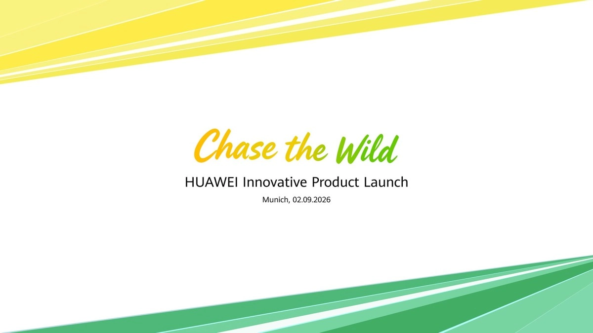 Huawei 'Chase the Wild' product launch September 2