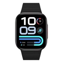 Redmi Watch 6 Lite black smartwatch with fitness data.