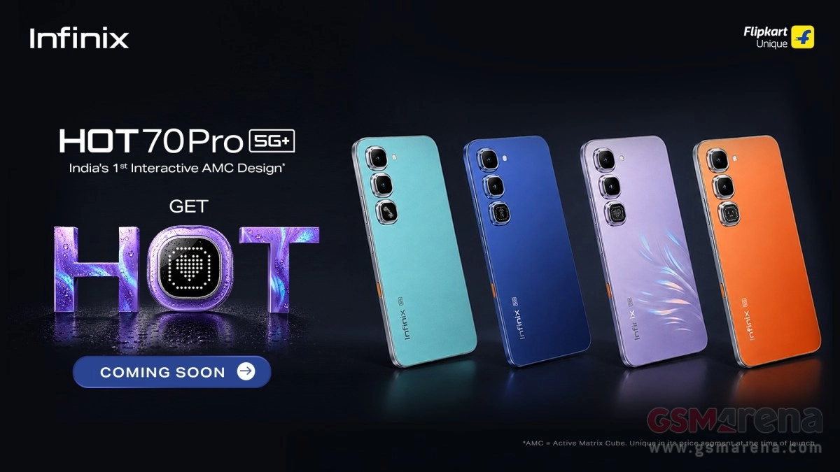 Infinix Hot 70 Pro India launch colors revealed