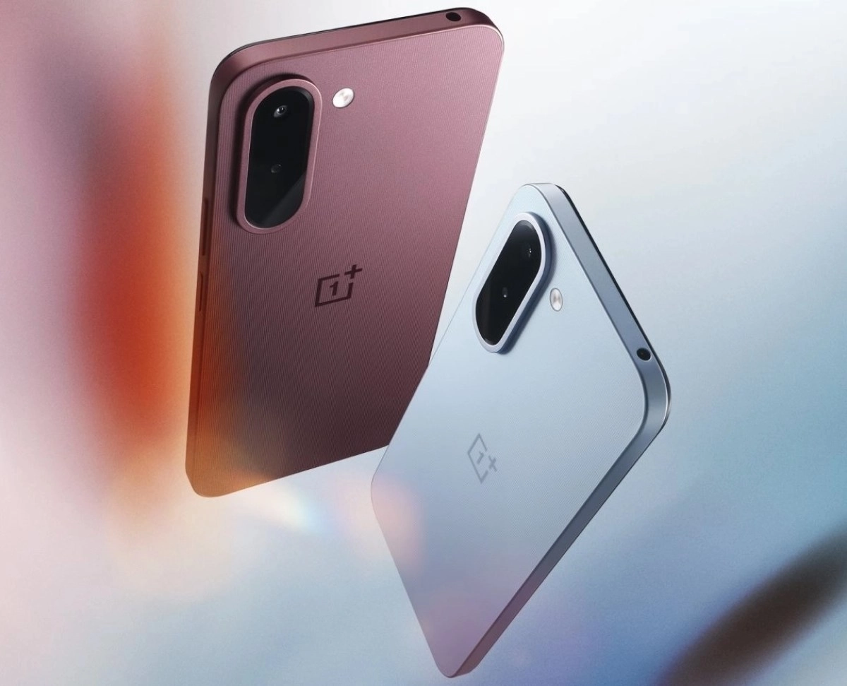 Two OnePlus phones in different colors.
