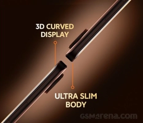 3D curved display, ultra slim body