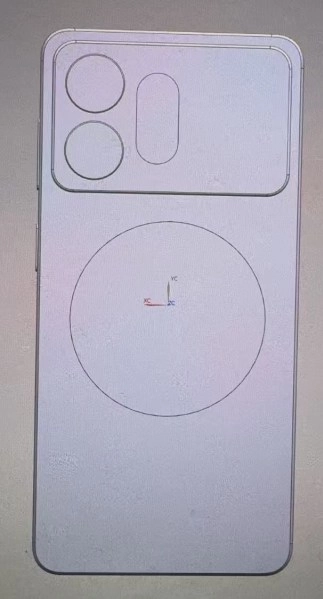 Galaxy S27 Ultra new rear camera design CAD render.