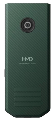 Nokia 300 Charge phone back, green textured