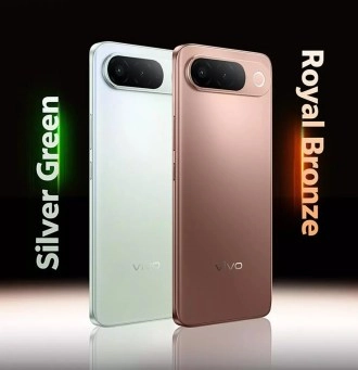 vivo T5 5G Silver Green and Royal Bronze phones.