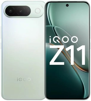 iQOO Z11 5G phone front and back view.