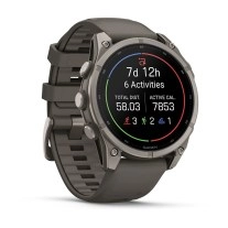 Grey Garmin Fenix 9 Pro fitness watch