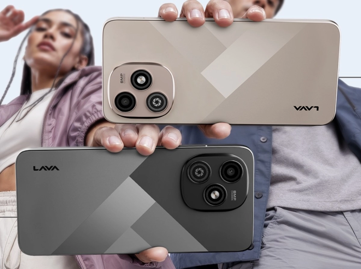 Lava Bold N4 Lite phones, dual camera setup.