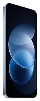 Redmi Note 17 Pro smartphone with blue abstract wallpaper.