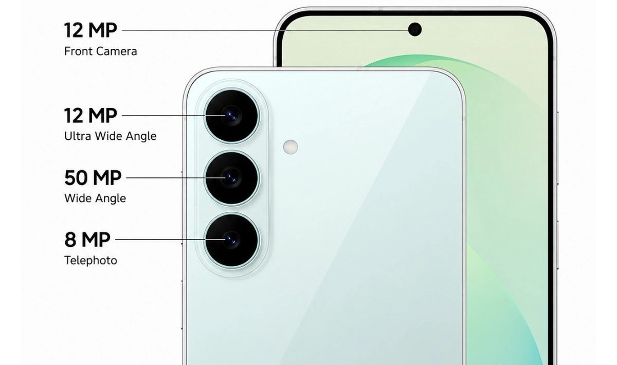 Samsung Galaxy S26 FE camera system specifications