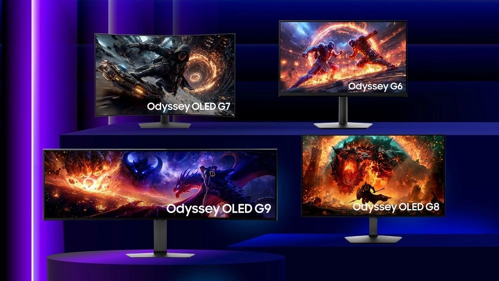 Samsung Odyssey OLED G7, G9, G8, G6 monitors