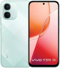 Light green vivo Y31t 5G smartphone