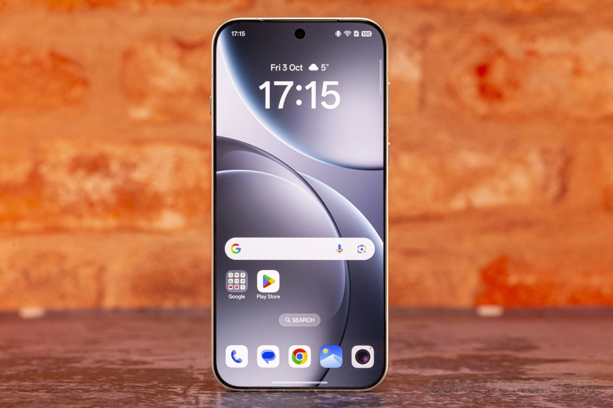 Oppo Find X10 Pro Max front view with wallpaper.