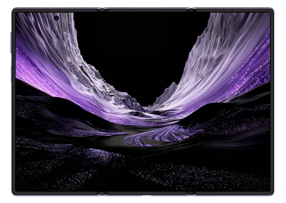 Huawei Mate XT 2 purple landscape wallpaper