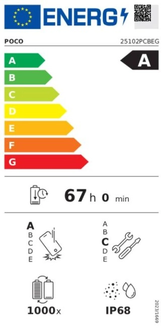 Battery life, drop resistance ratings.