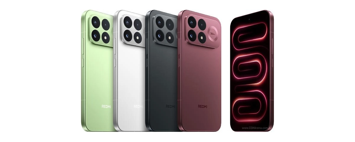 Redmi K100 in multiple colors with camera design