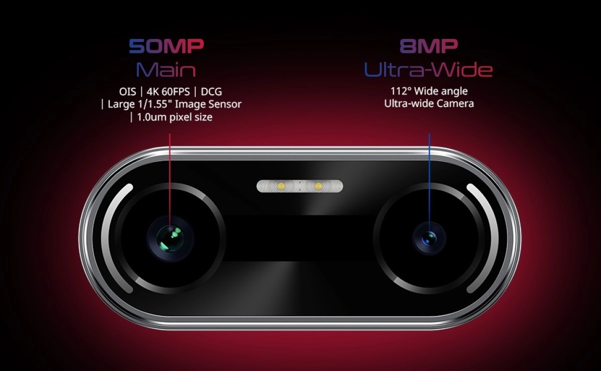 Lava Agni 4N 50MP main and 8MP ultra-wide cameras.