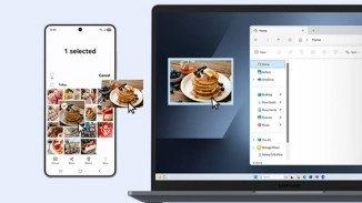 Galaxy Book6 phone file transfer to laptop.