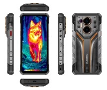 Oukitel WP19 rugged phone thermal camera display.