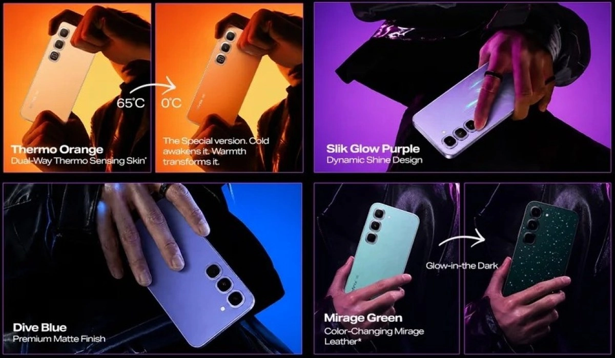Infinix Hot 70 Pro color options and features.