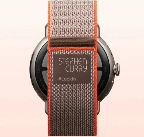 Stephen Curry Pixel Watch 5 special edition band