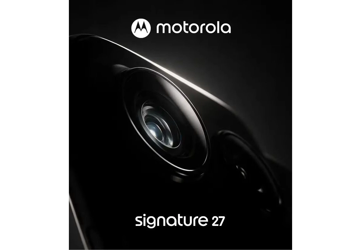 Motorola Signature 27 teaser image, close-up camera