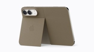 iPhone Duo case with Apple logo and camera cutout.