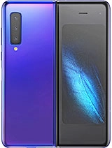 Purple foldable smartphone with triple camera