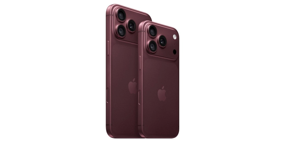Two iPhones, purple, showing rear camera arrays.