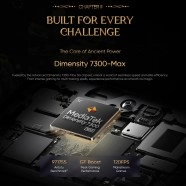 Dimensity 7300-Max chip in Realme 16 Pro phone.