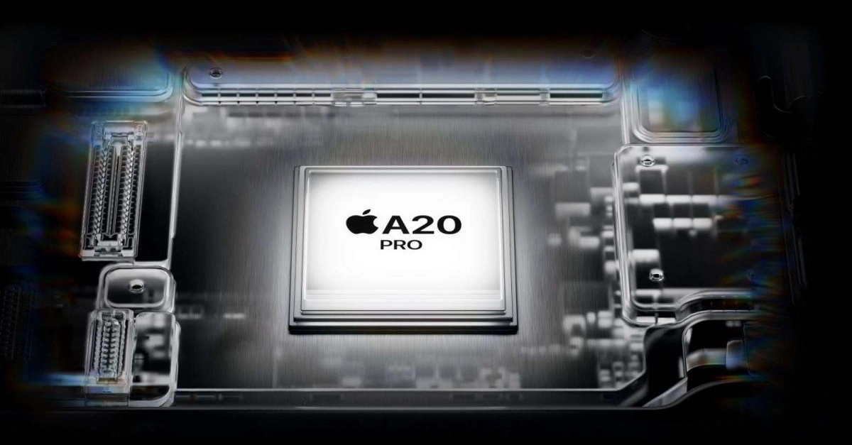 Apple A20 Pro chip in internal iPhone component