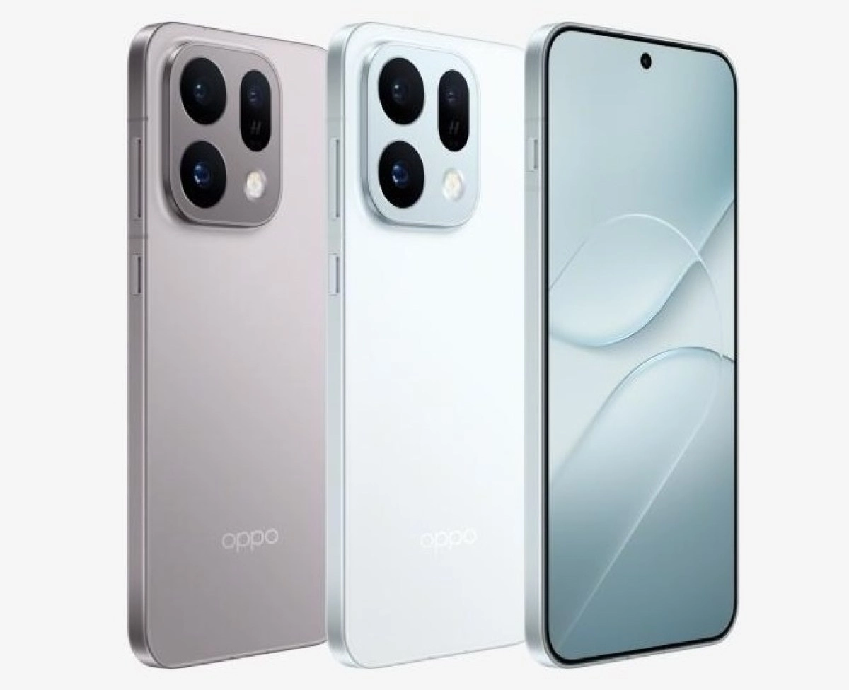 Oppo Find X10 series phones in two colors.