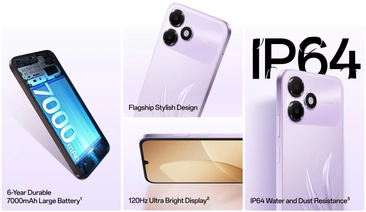Oppo K14 Lite 7000mAh battery, IP64, 120Hz display