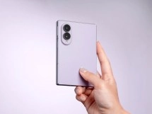 Purple Galaxy Z Fold8 held in hand.