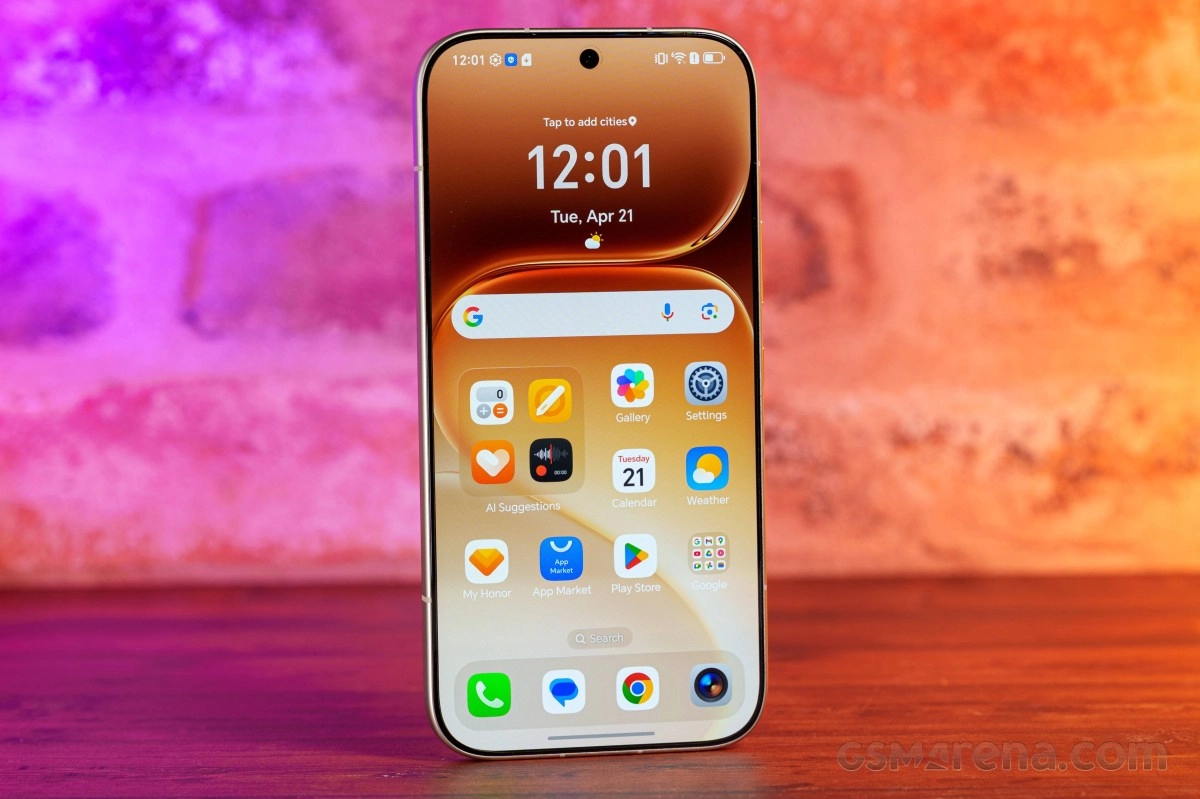 Honor 700 Pro smartphone front screen display