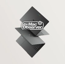 Asus Googlebook renders stacked with The Mac Observer logo.