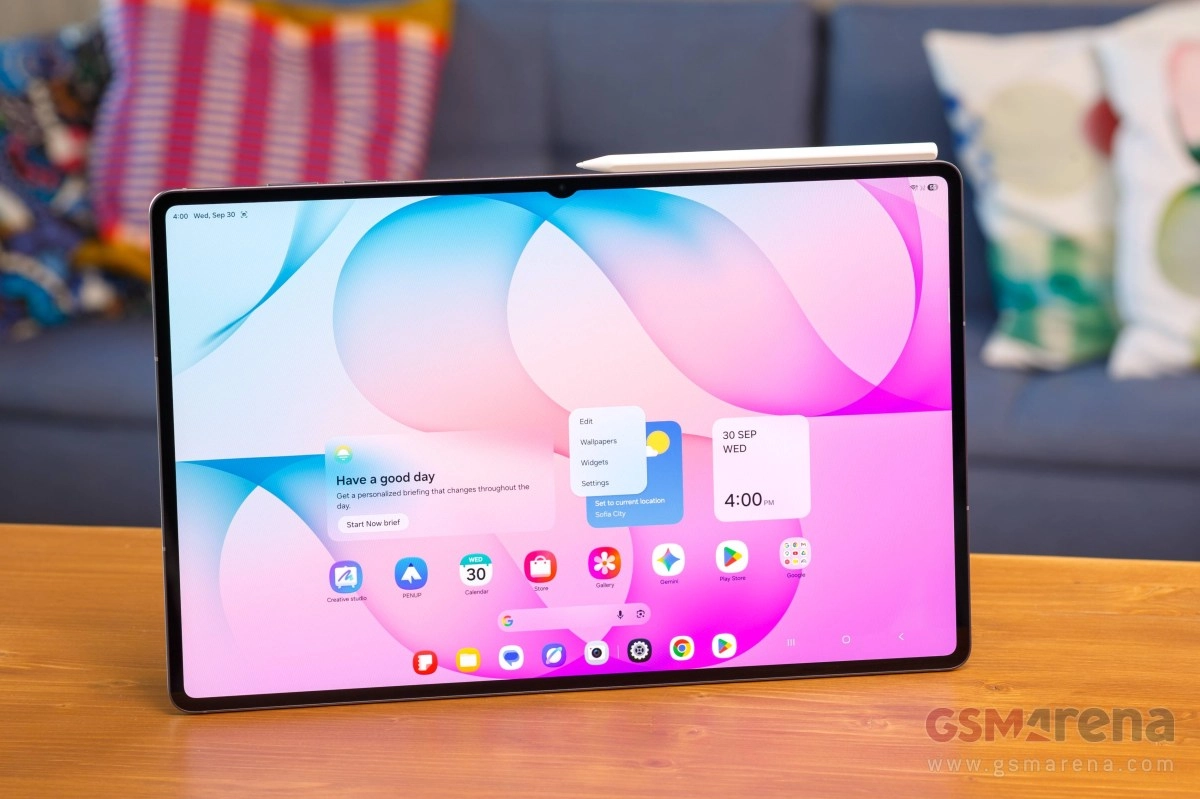 Samsung Galaxy Tab S12 Ultra with stylus