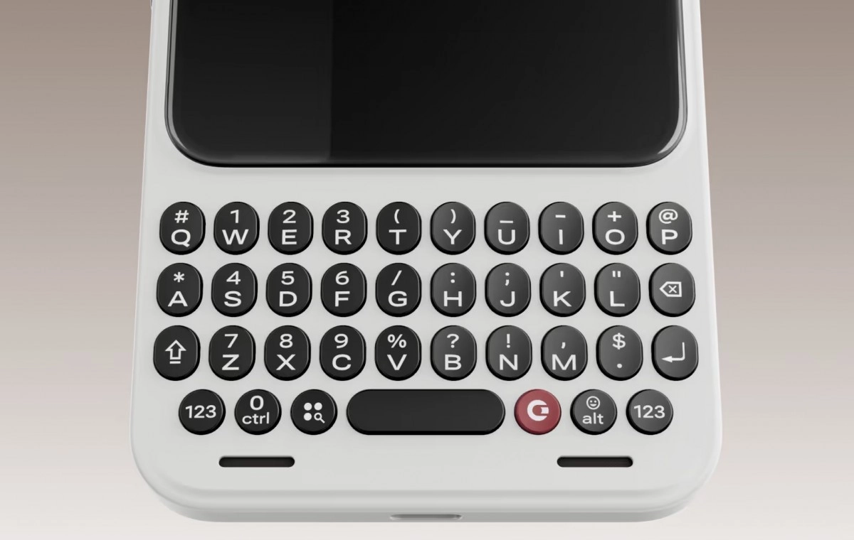 Clicks Communicator phone physical QWERTY keyboard