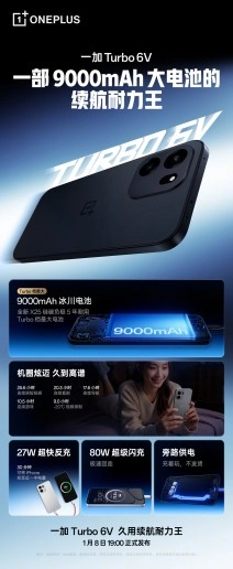 9000mAh battery, fast charging.