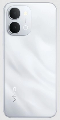 White vivo Y500i smartphone back, dual cameras.