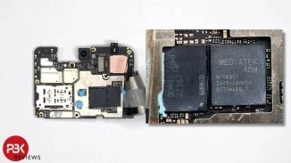 Moto G Power (2026) motherboard and MediaTek chip