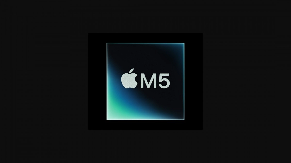 Apple M5 AI server chip logo
