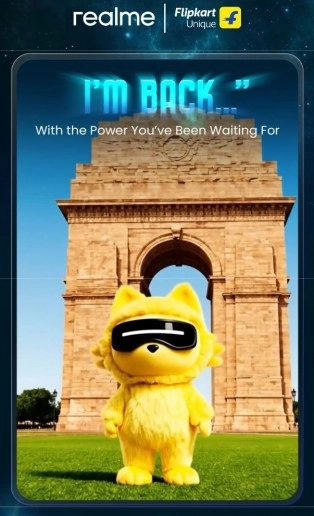 Realme P4 Power smartphone teased with large battery.