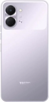 Tecno Spark Go 3 light purple back view