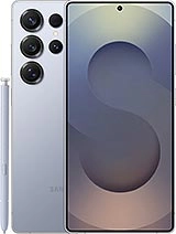 Samsung phone with multiple cameras and stylus.