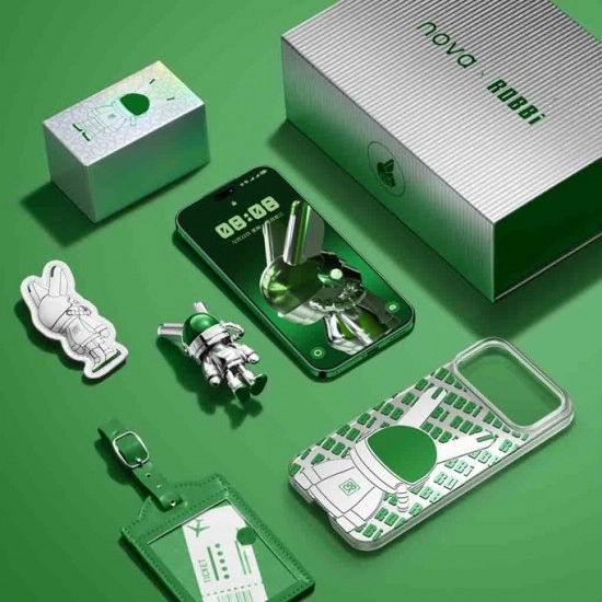 Huawei nova 15 x ROBBi edition with accessories.