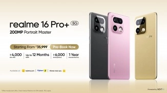 Realme 16 Pro+ 5G 200MP camera phones.