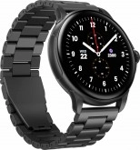 HMD Watch X1 smartwatch on metal band.