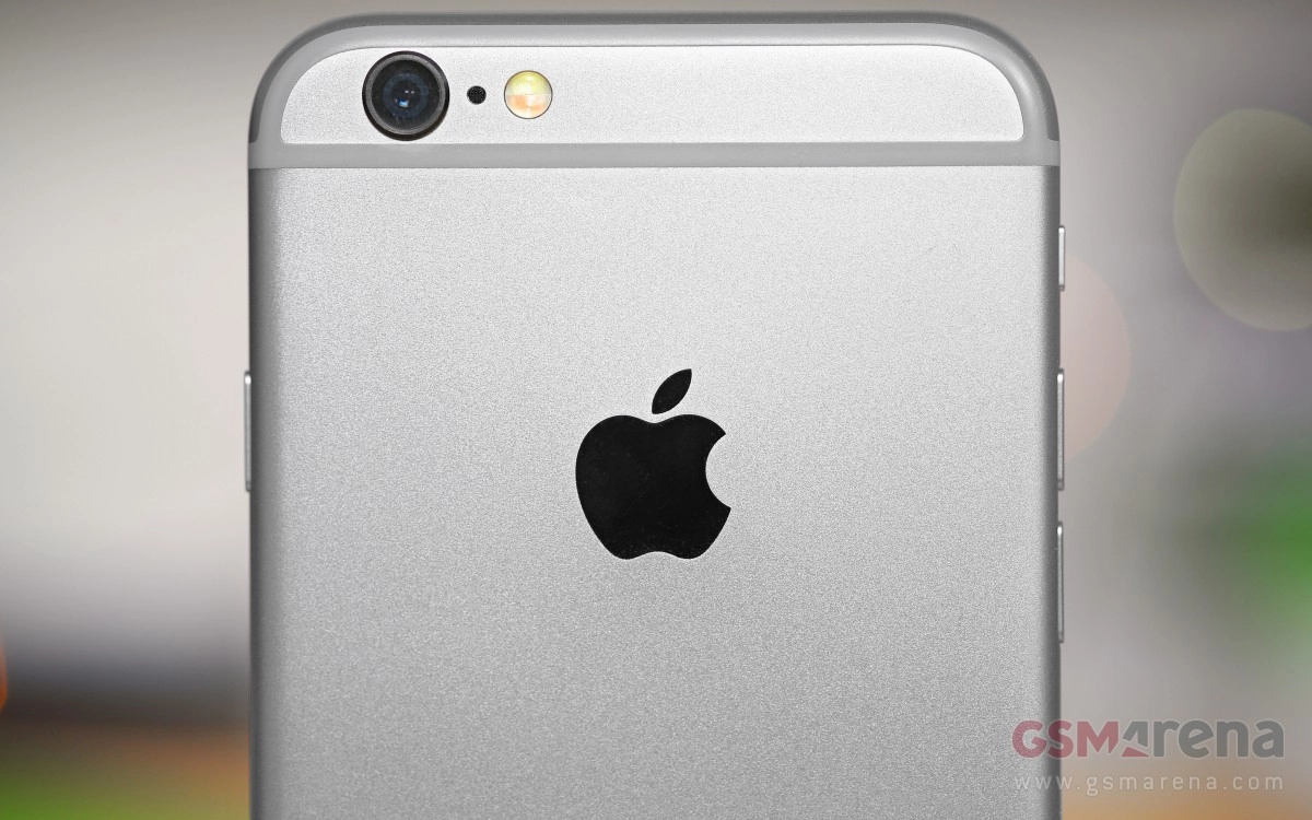 iPhone 6 back with Apple logo and camera