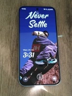 OnePlus Turbo leaked phone displaying Never Settle wallpaper.