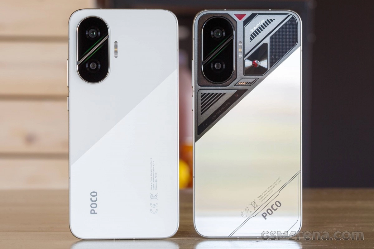 Xiaomi POCO F3 GT smartphones, white and limited edition